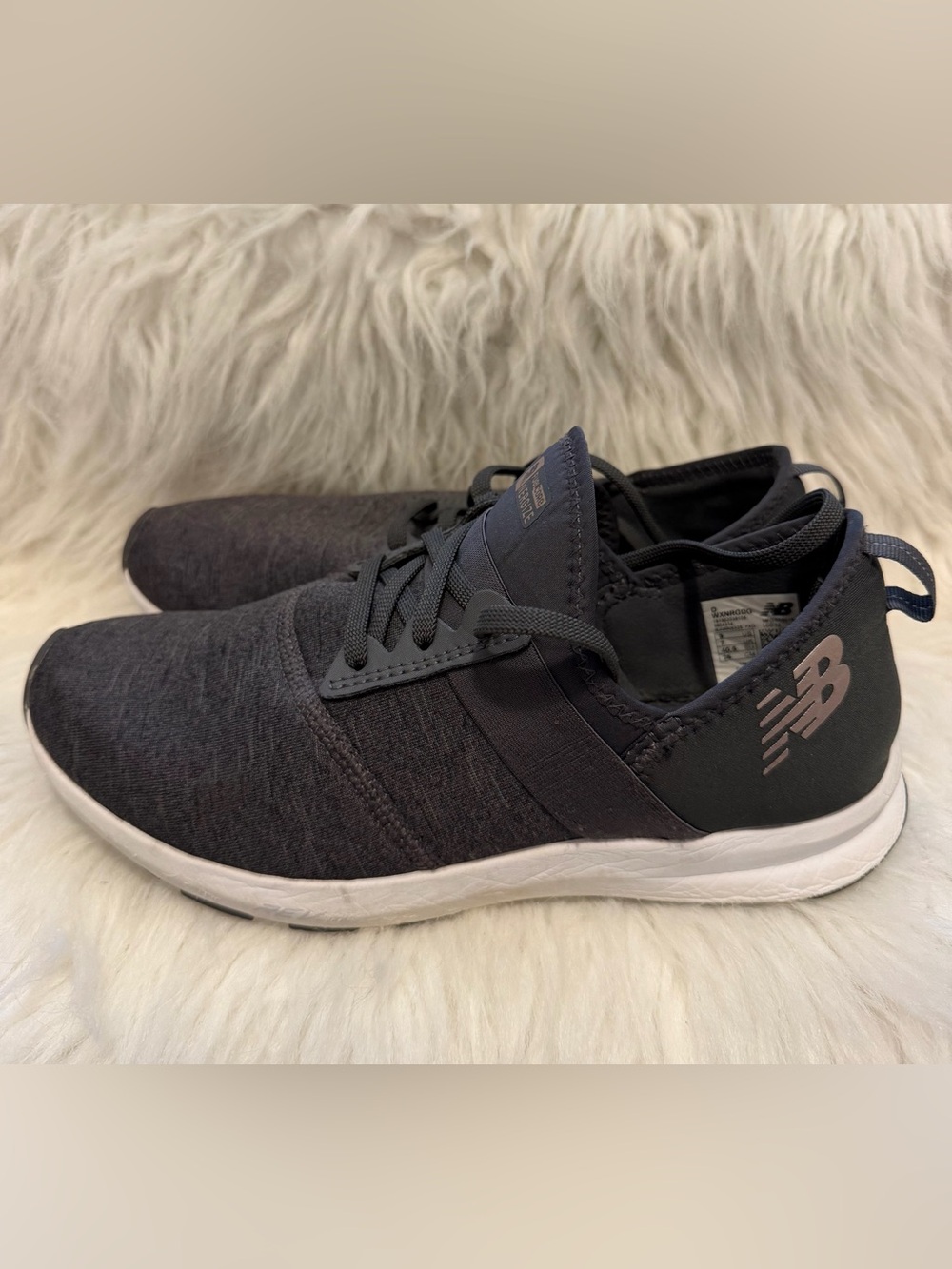 New Balance Men’s Dark Gray Slip-On Athletic Sneakers